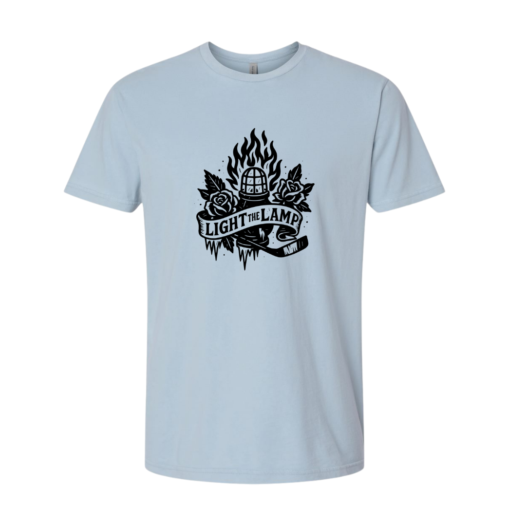Light the Lamp Tee – Unisex Vintage Tattoo Series