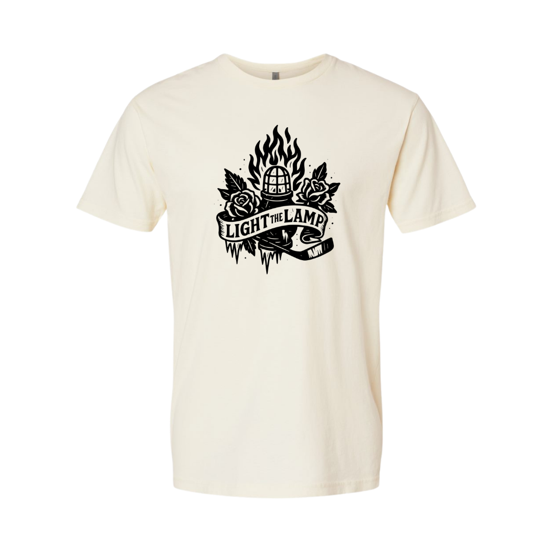 Light the Lamp Tee – Unisex Vintage Tattoo Series