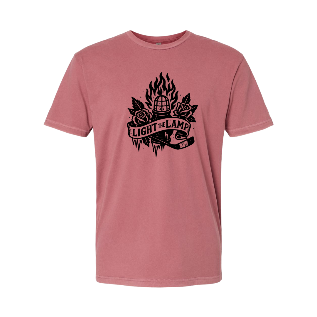 Light the Lamp Tee – Unisex Vintage Tattoo Series