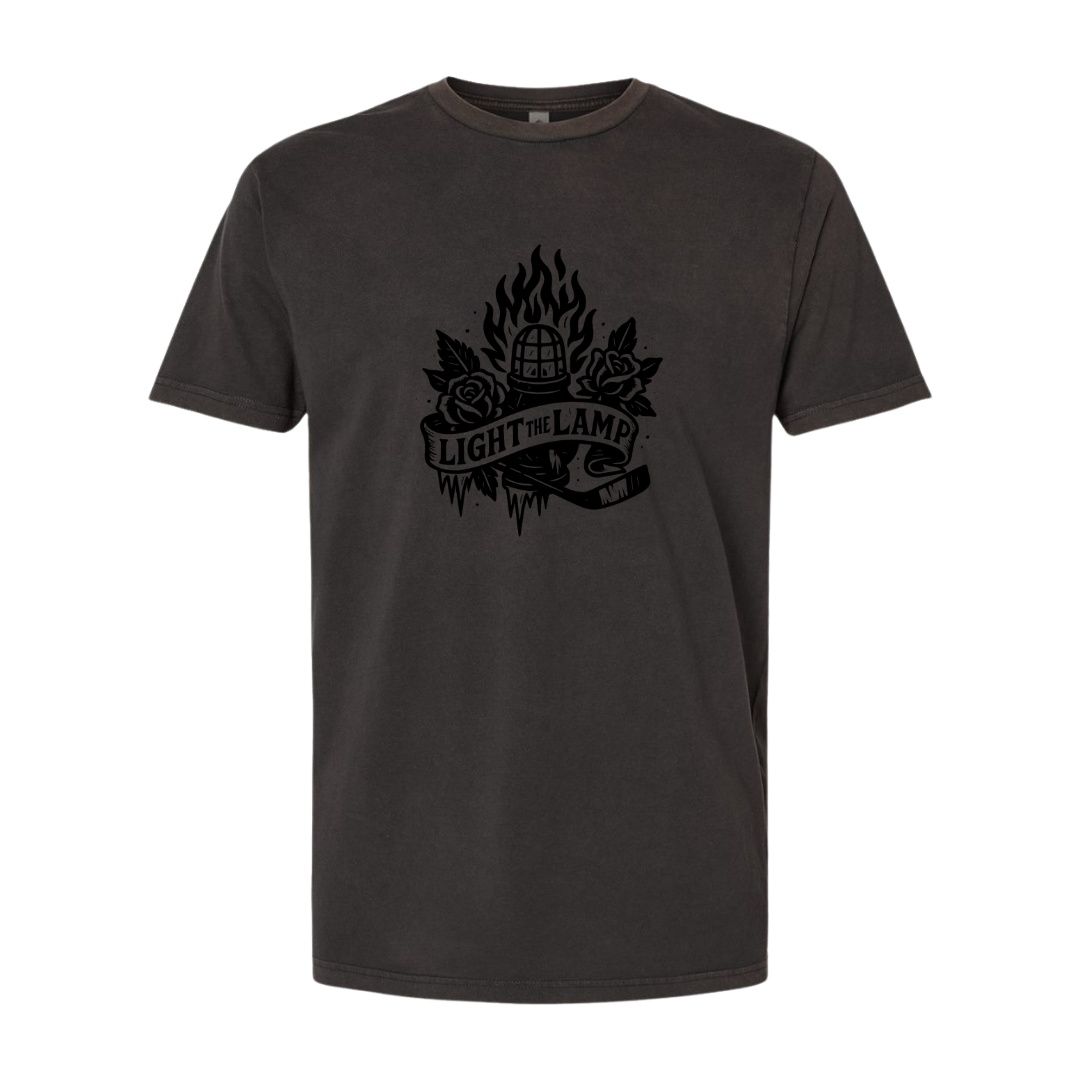 Light the Lamp Tee – Unisex Vintage Tattoo Series