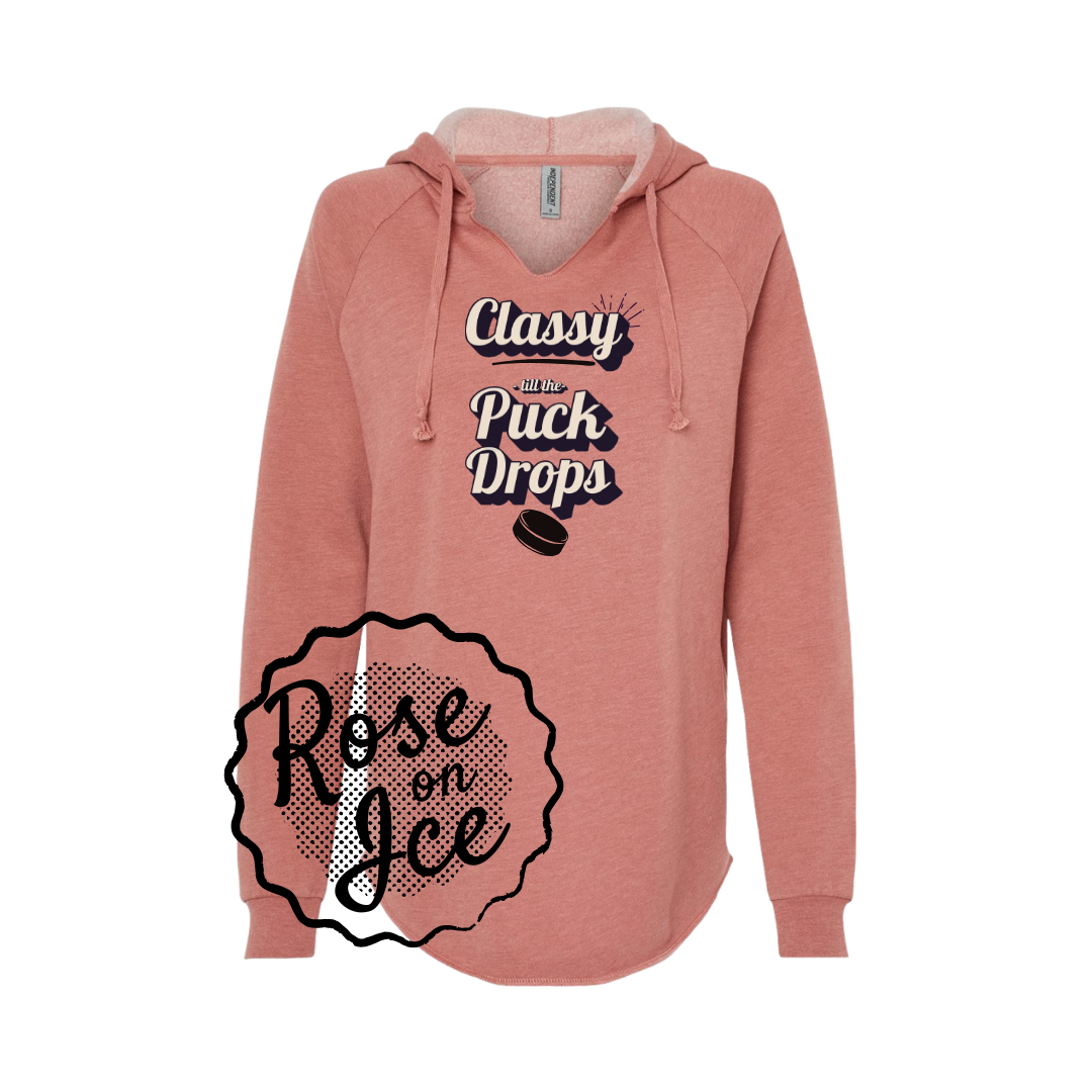 Classy Till the Puck Drops – Women’s Lightweight Hoodie