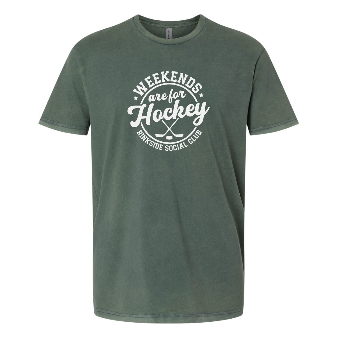 Weekends Are For Hockey Adult Tee