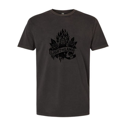 Light the Lamp Tee – Unisex Vintage Tattoo Series
