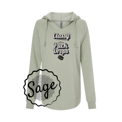 Classy Till the Puck Drops – Women’s Lightweight Hoodie