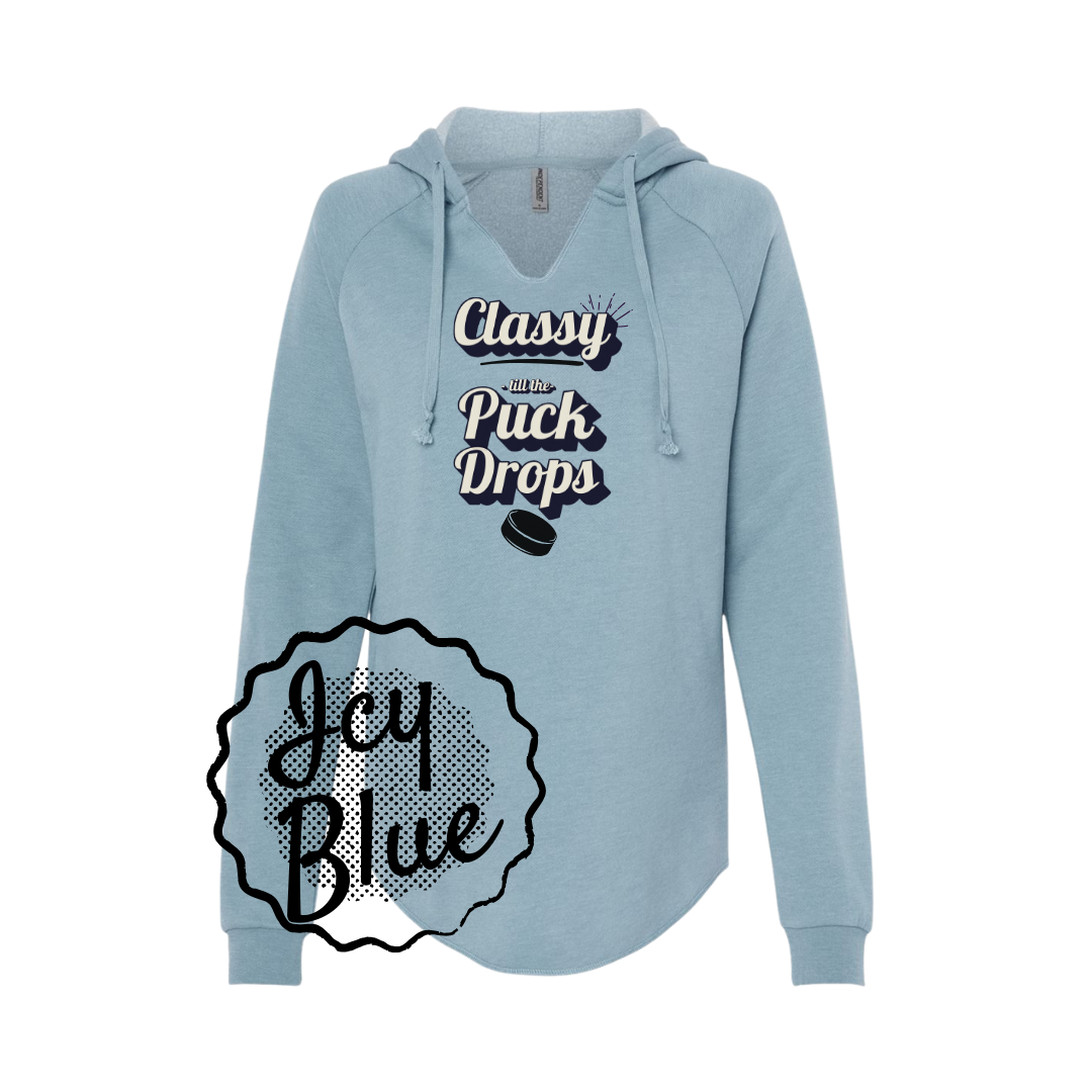 Classy Till the Puck Drops – Women’s Lightweight Hoodie