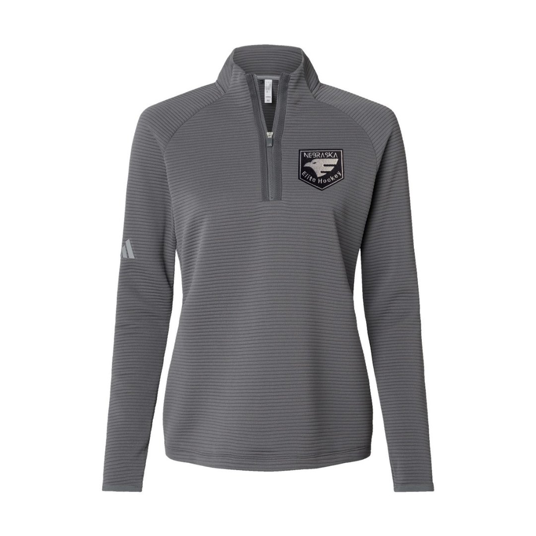NEH x Adidas Womans Spacer Stitch Quarter Zip
